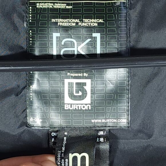 Burton AK Women's Medium Black Goose Down Full-Zip Outdoor Puffer Vest - Picture 5 of 12